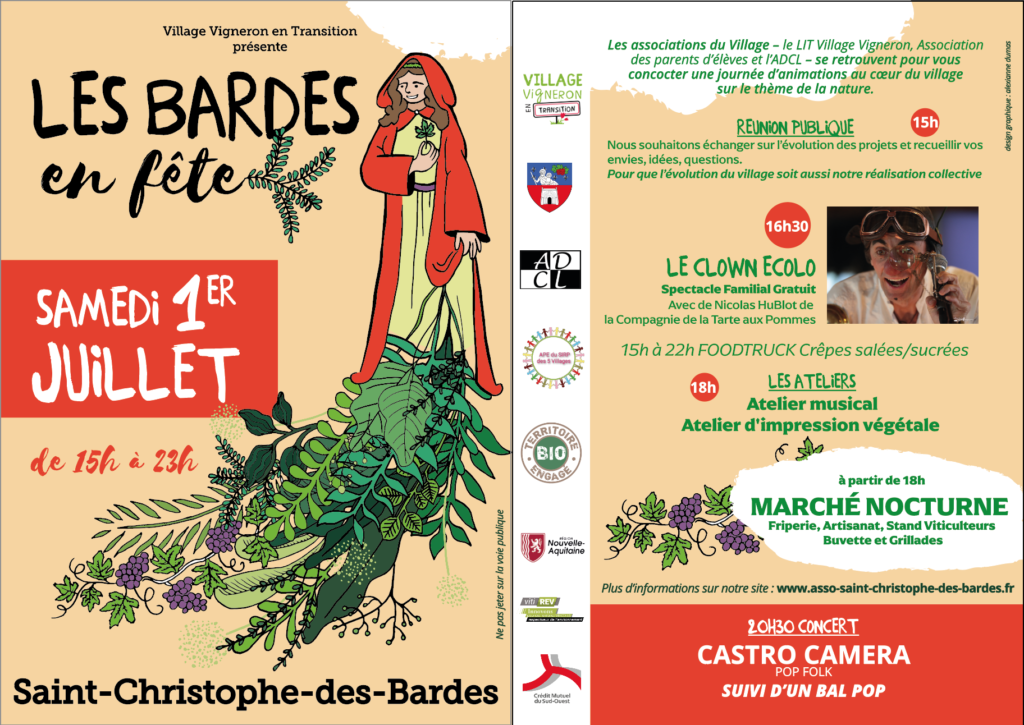 Flyer les Bardes en fête